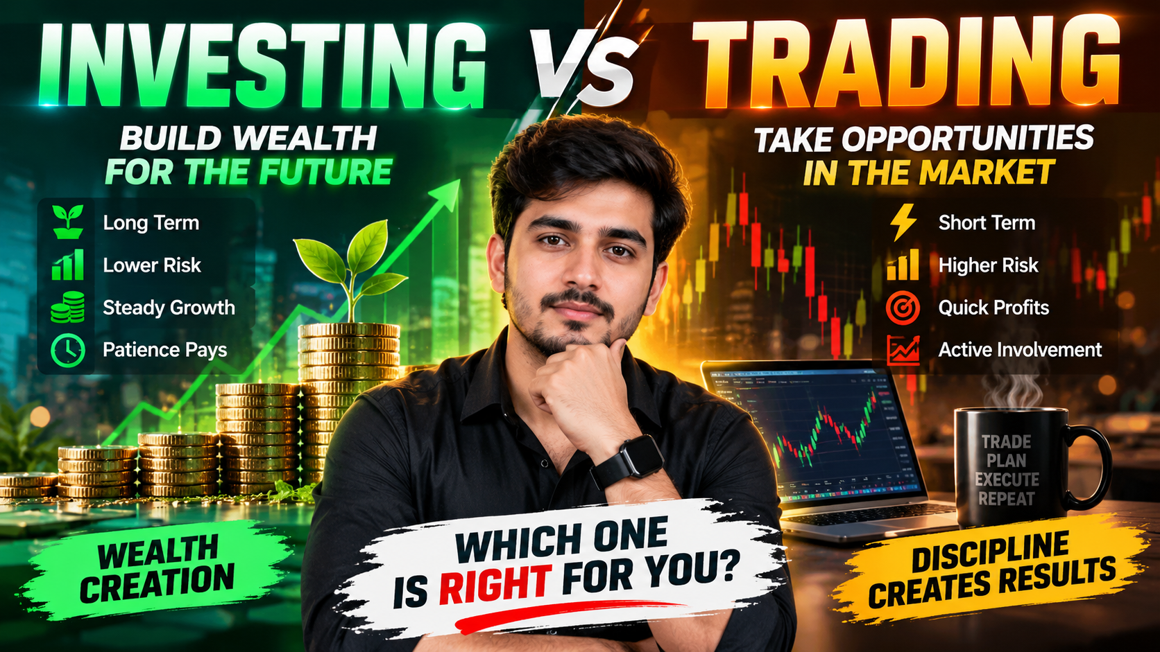 Difference Between Investing and Trading: The Complete Guide