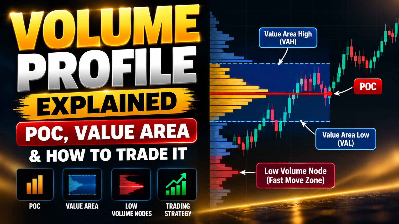Volume Profile Explained: POC, Value Area & How to Trade It