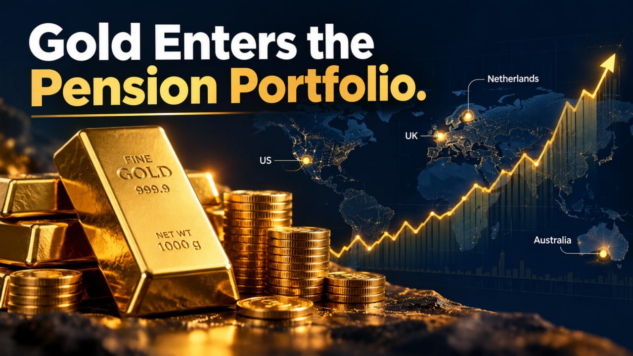 Gold Enters the Pension Portfolio: Why the World's Biggest Funds Are Buying Gold in 2026